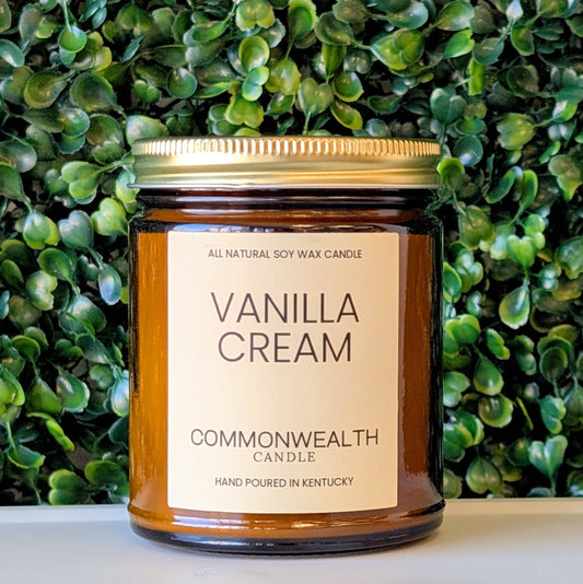 Vanilla Cream: 8oz Amber Jar