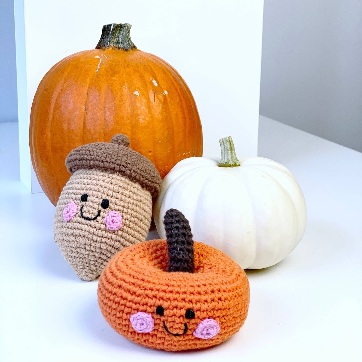 Handmade Orange Pumpkin Rattle โ A Fall Favorite!