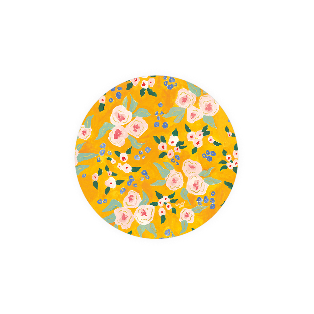 Sunshine Roses Loose Coaster