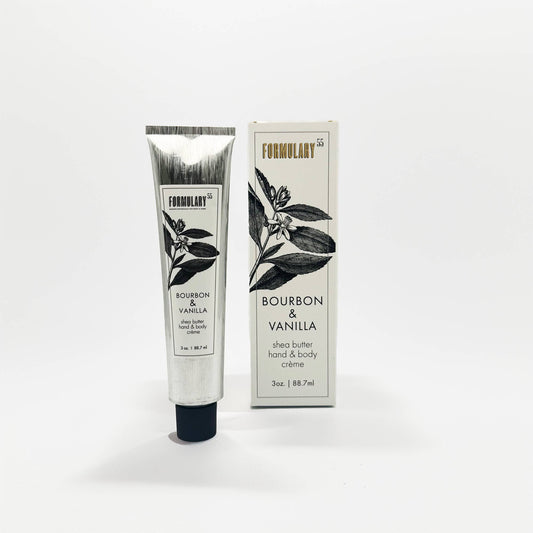 NEW Bourbon & Vanilla - Shea Butter Hand and Body Creme Tube