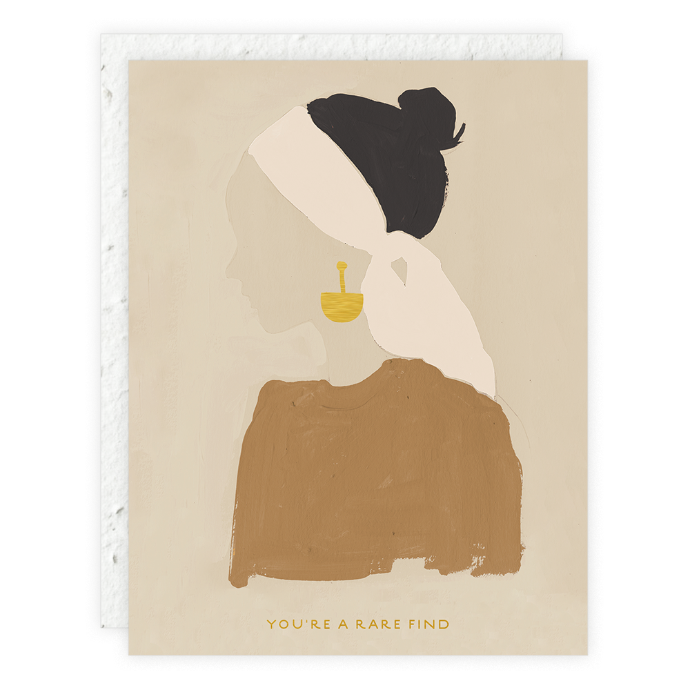 Rare Find Girl - Love + Friendship Card