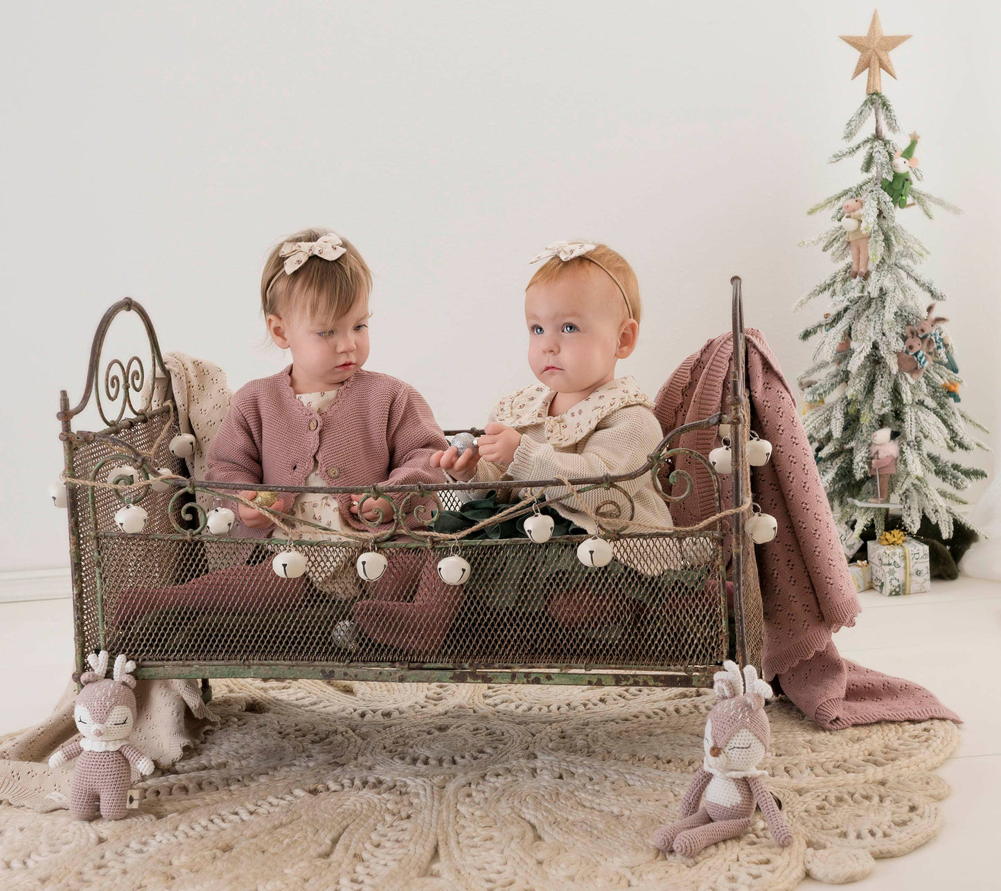 Sophia Dressy Cardigan: Light oat / 2T