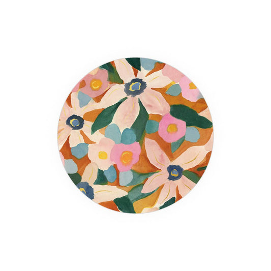 Pinwheel Floral Seedlings Coaster