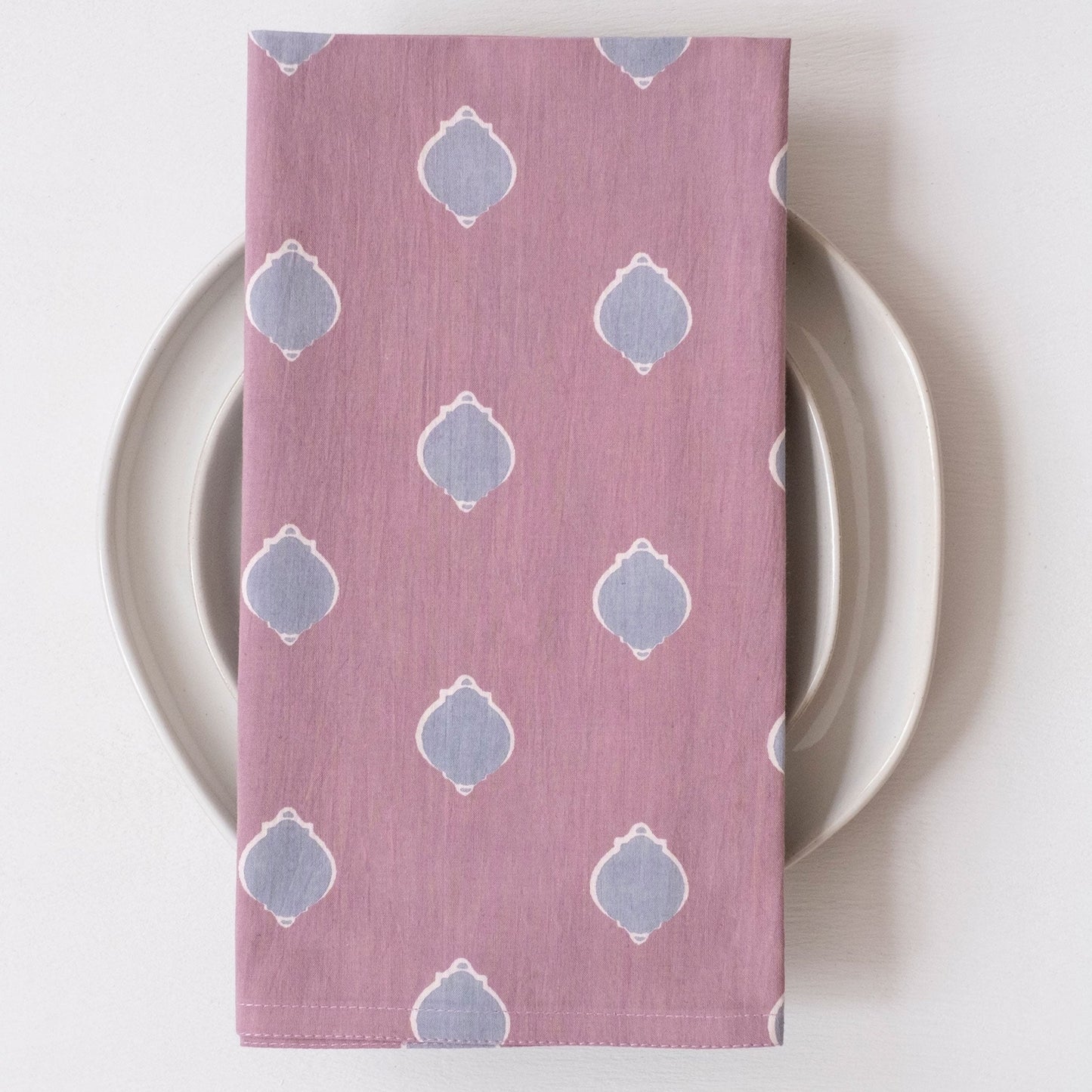 Petra Rose Cloud Block Printed Napkins