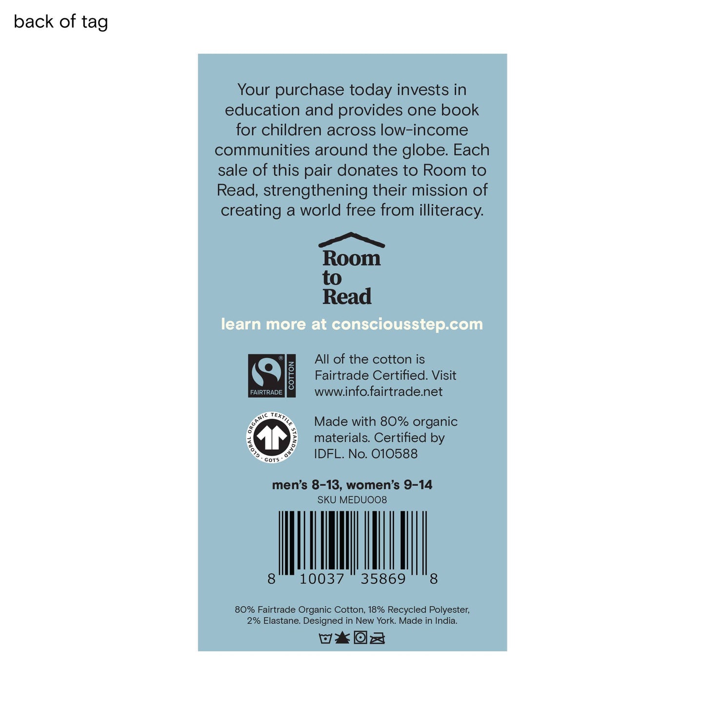 Socks that Give Books  (Black Skeletons): Medium