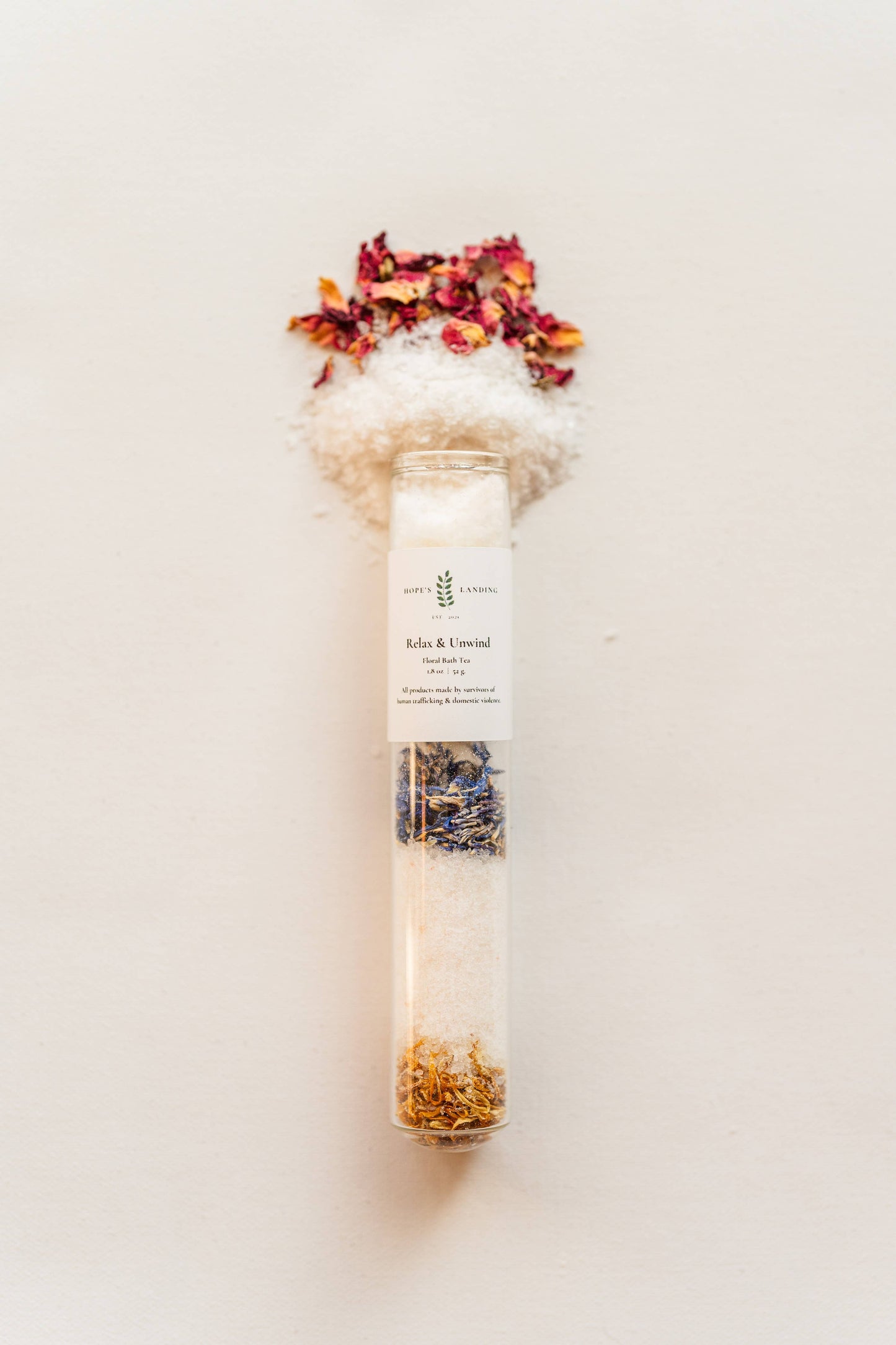 Relax and Unwind Floral Bath Tea by Hope's Landing