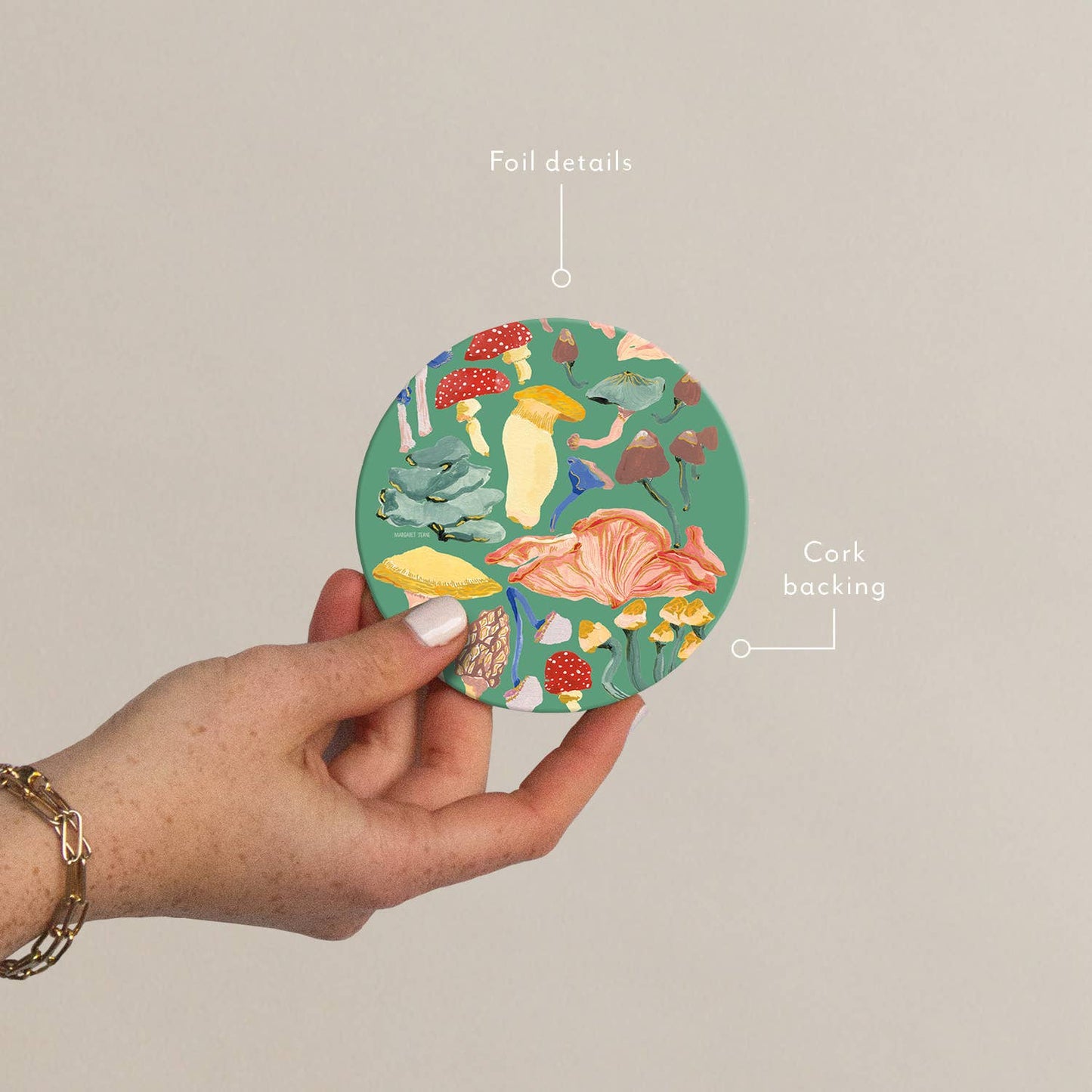 'Shrooms Seedlings Coaster