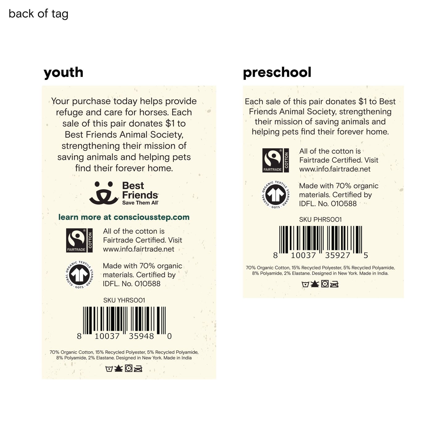 Kids Socks that Save Horses: Youth