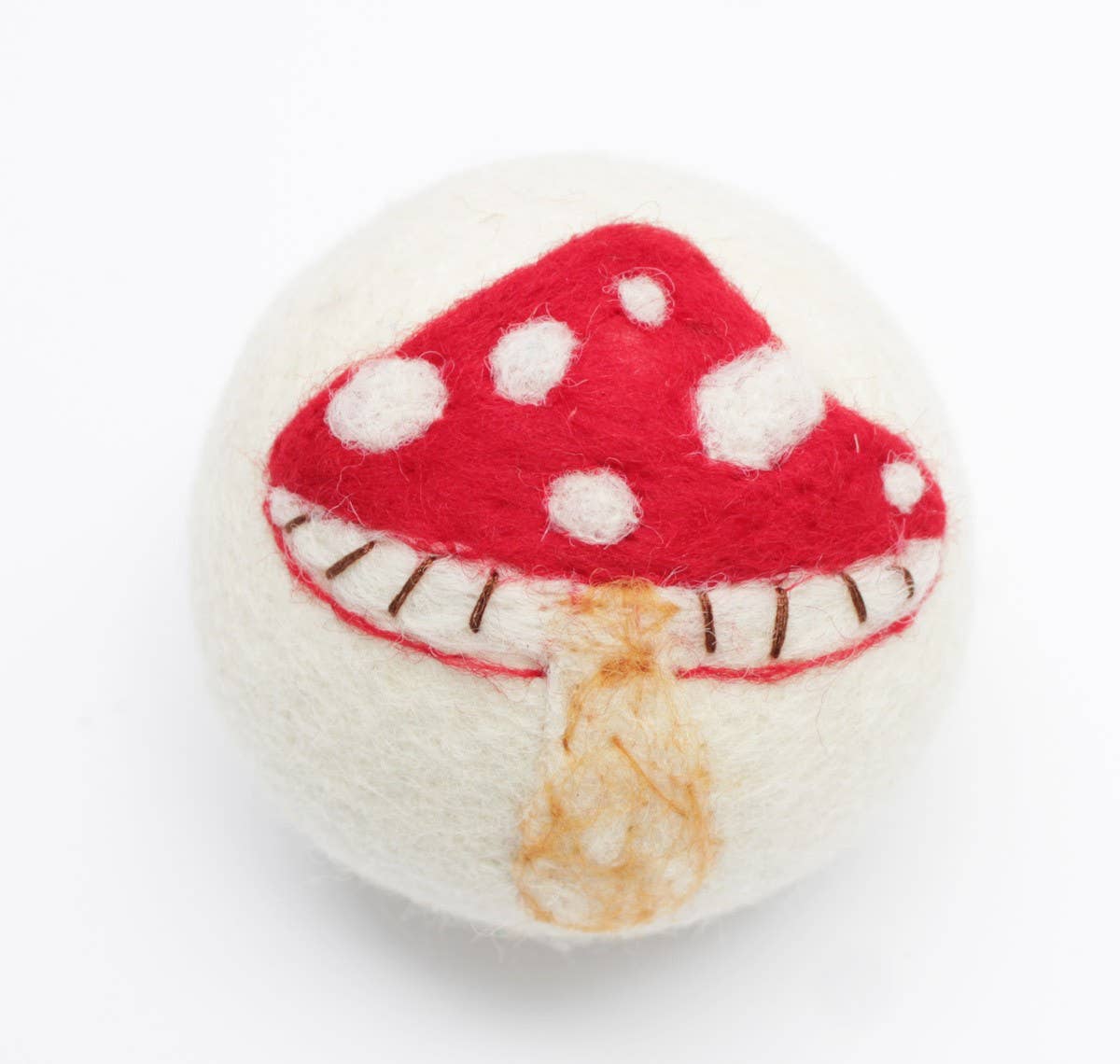 Mushrooms: Eco Wool Dryer Balls Fair-Trade: Two Mushrooms
