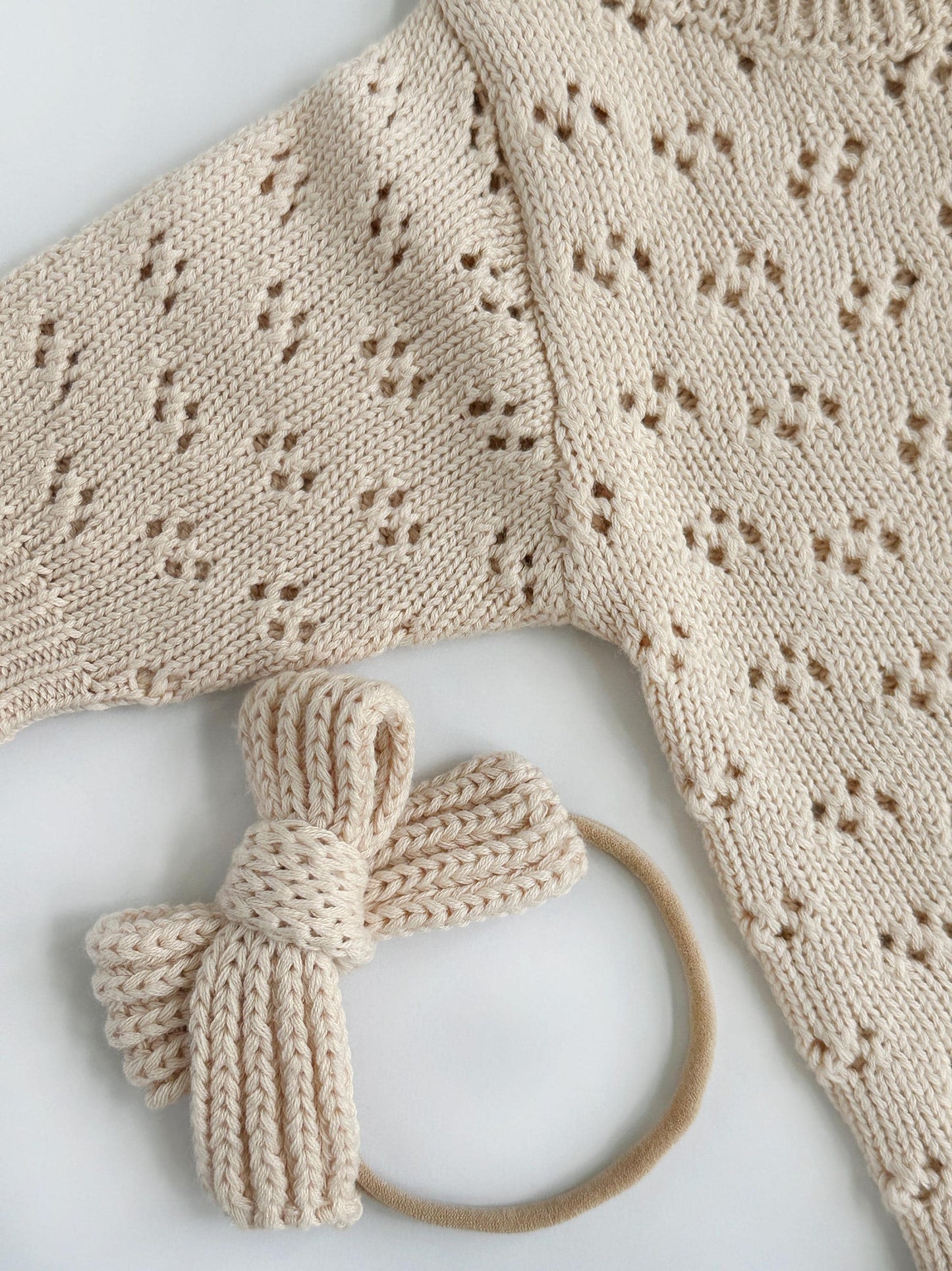 Grace Jumpsuit 2pc: APRICOT w/Bonnet / 0-3 monthsUS numeric