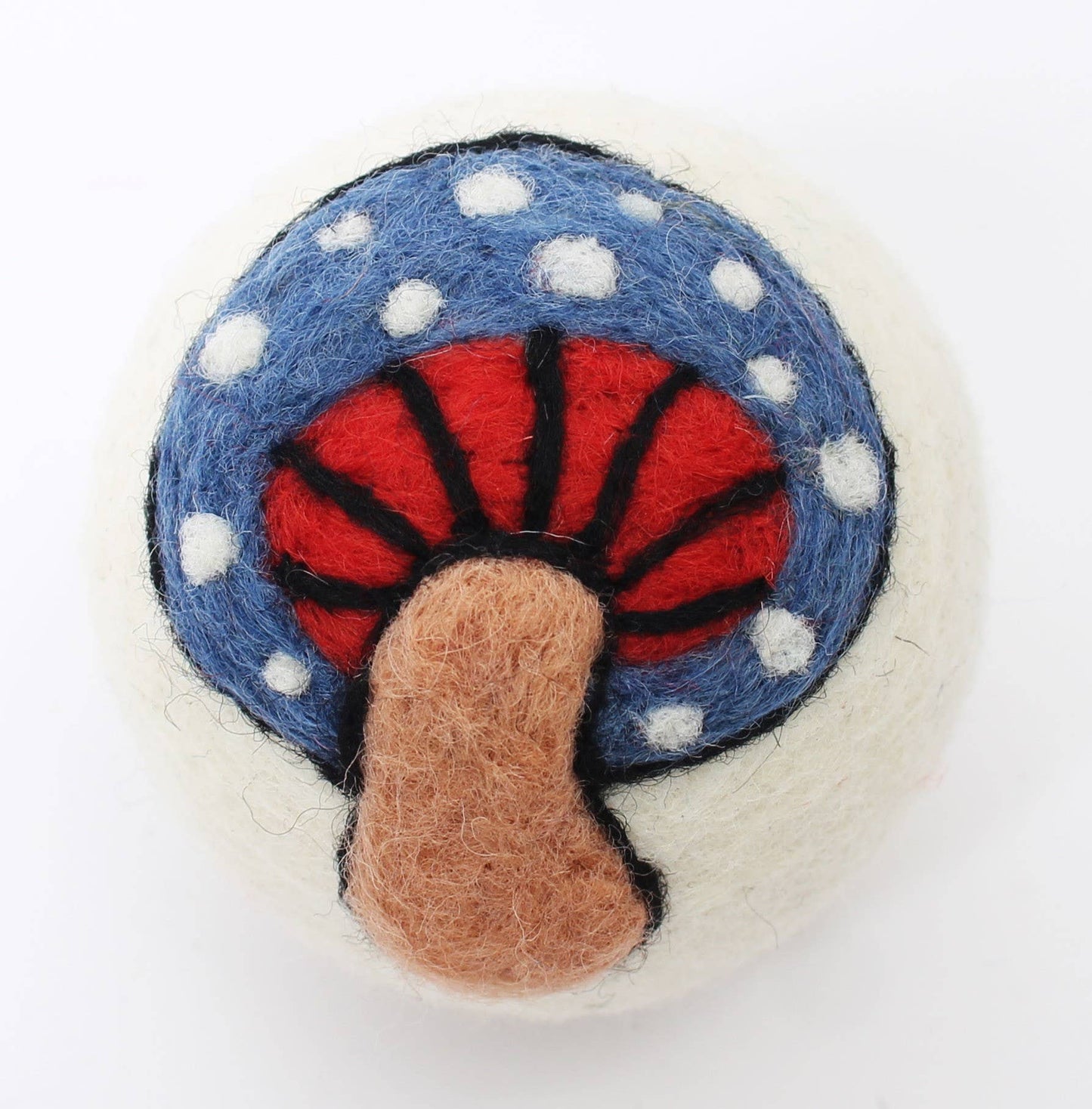 Mushrooms: Eco Wool Dryer Balls Fair-Trade: Two Mushrooms