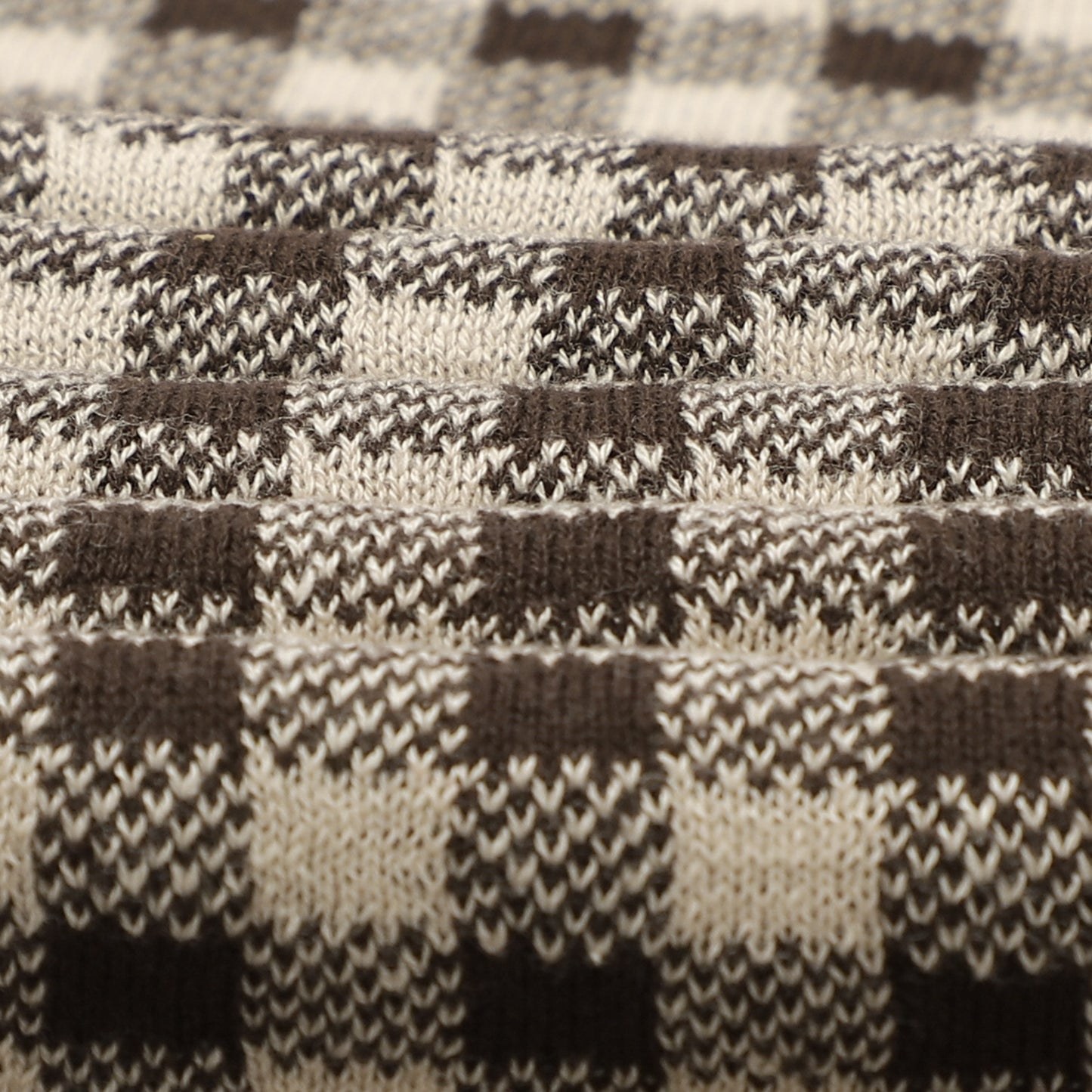 Plaid Mocha 100% Luxury Cotton Baby Blanket