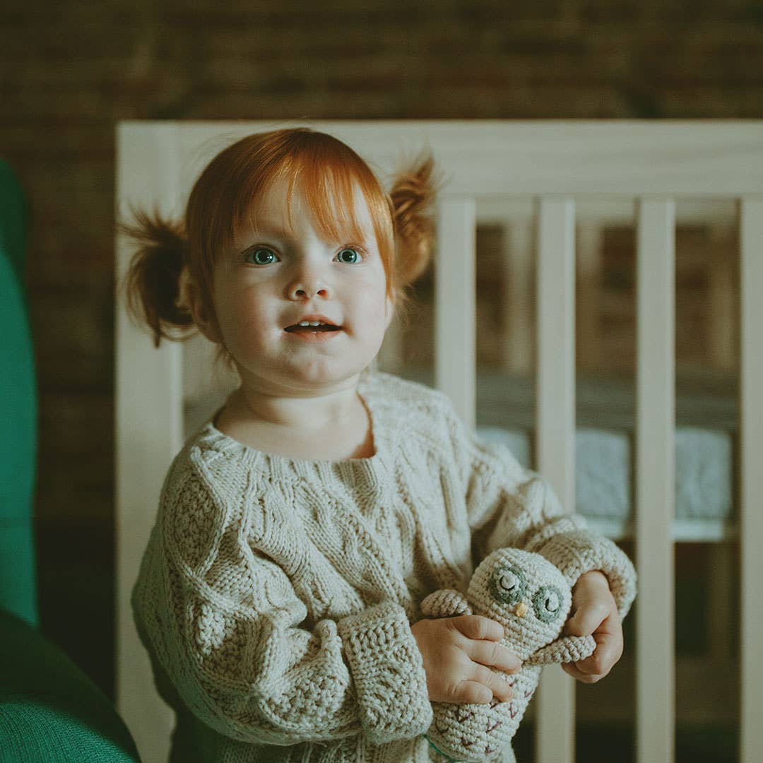 Woodland Toy - Baby Owl Rattle