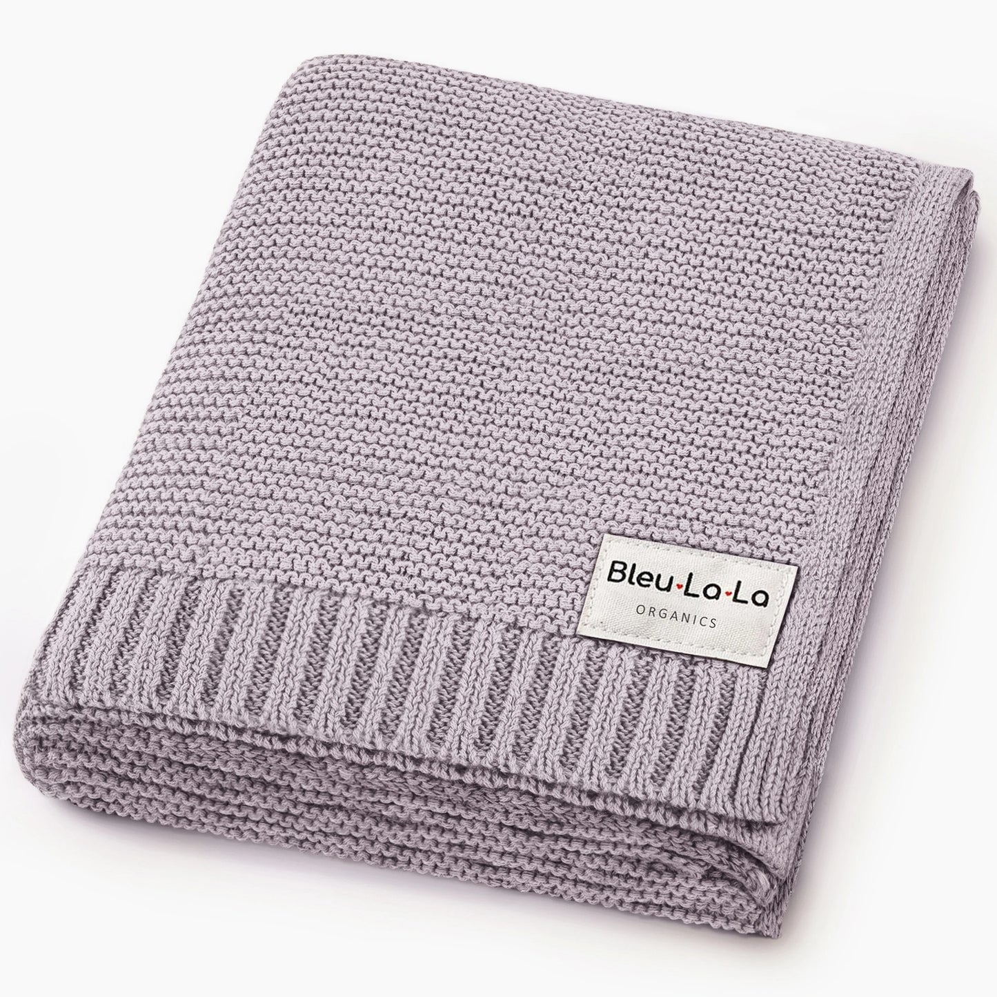 Lilac 100% Organic Luxury Cotton Baby Blanket