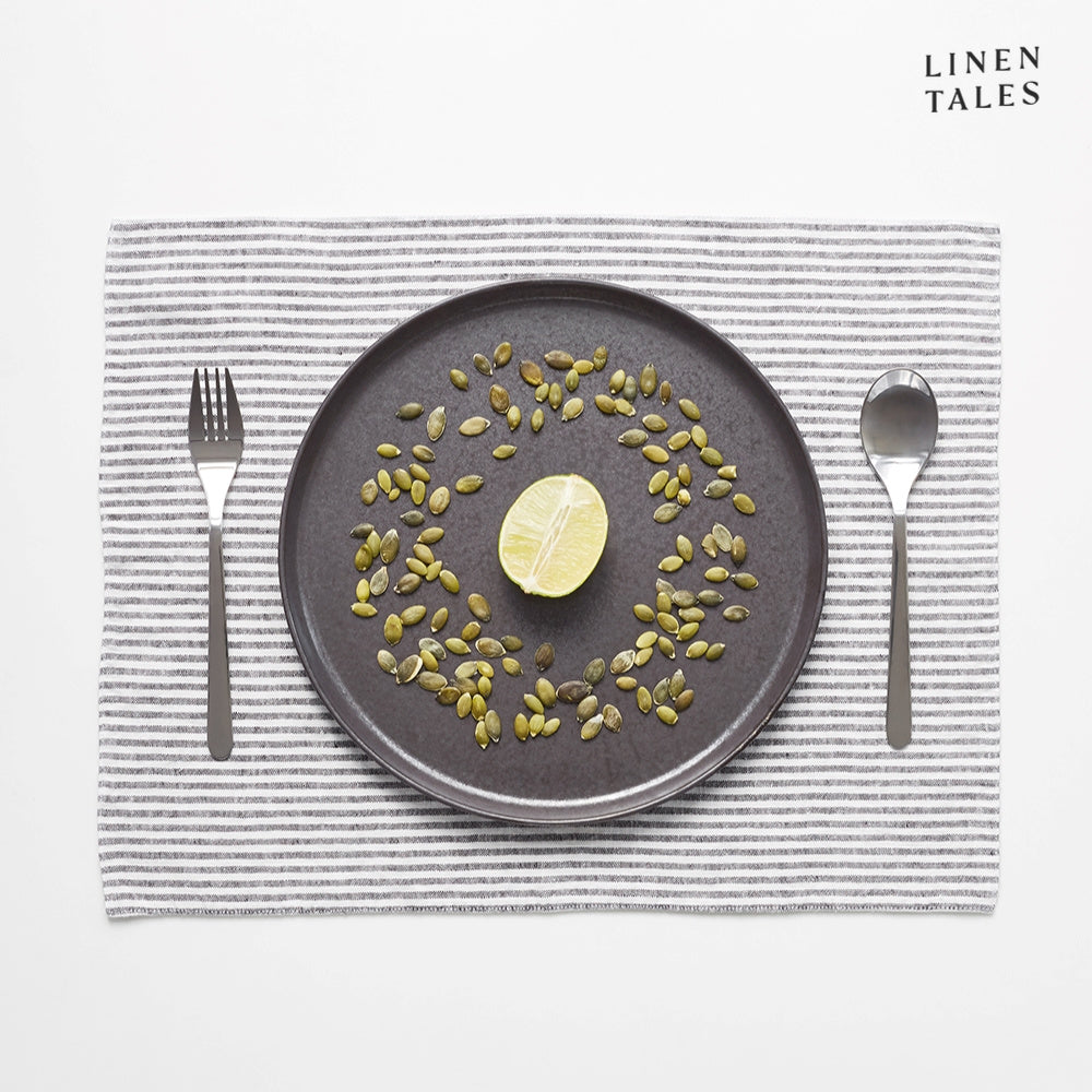 Thin Black Stripe Place Mat