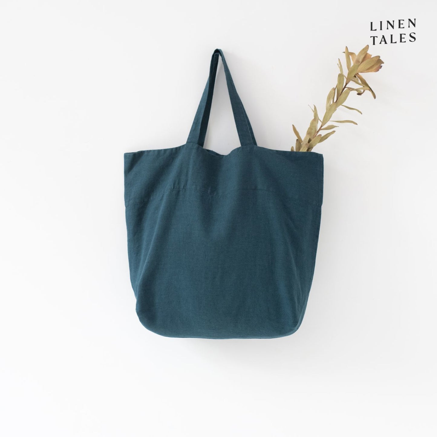 Deep Water Linen Farmers Market Bag