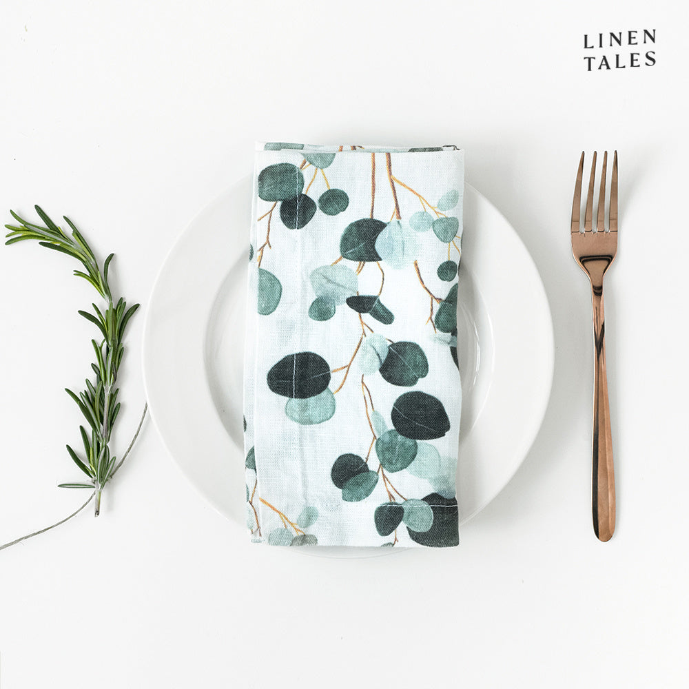 Eucalyptus Linen Napkins - Linen Tales - Set of 2