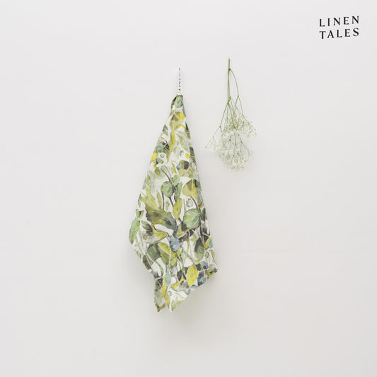 Lotus Linen Kitchen Towel - Linen Tales