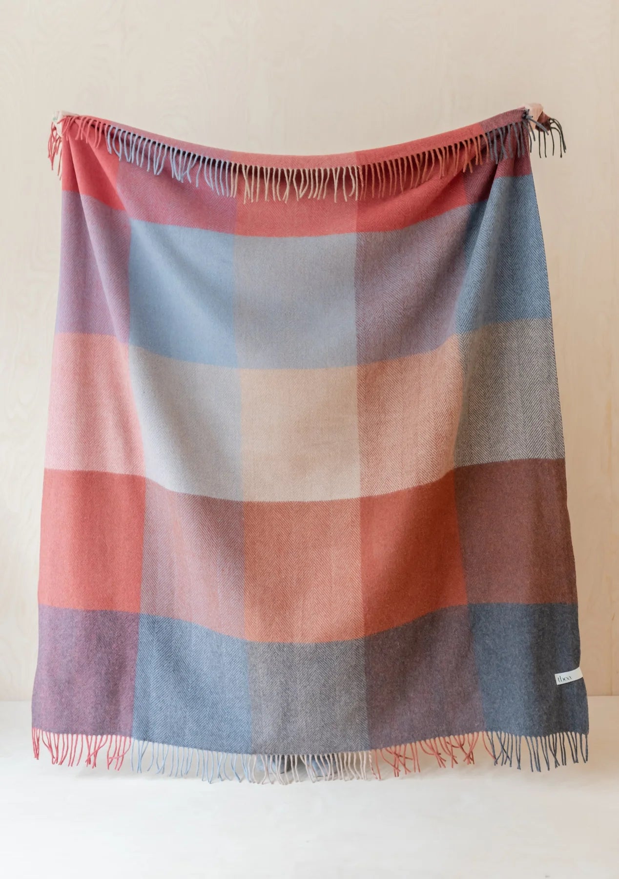 Rust discount wool blanket