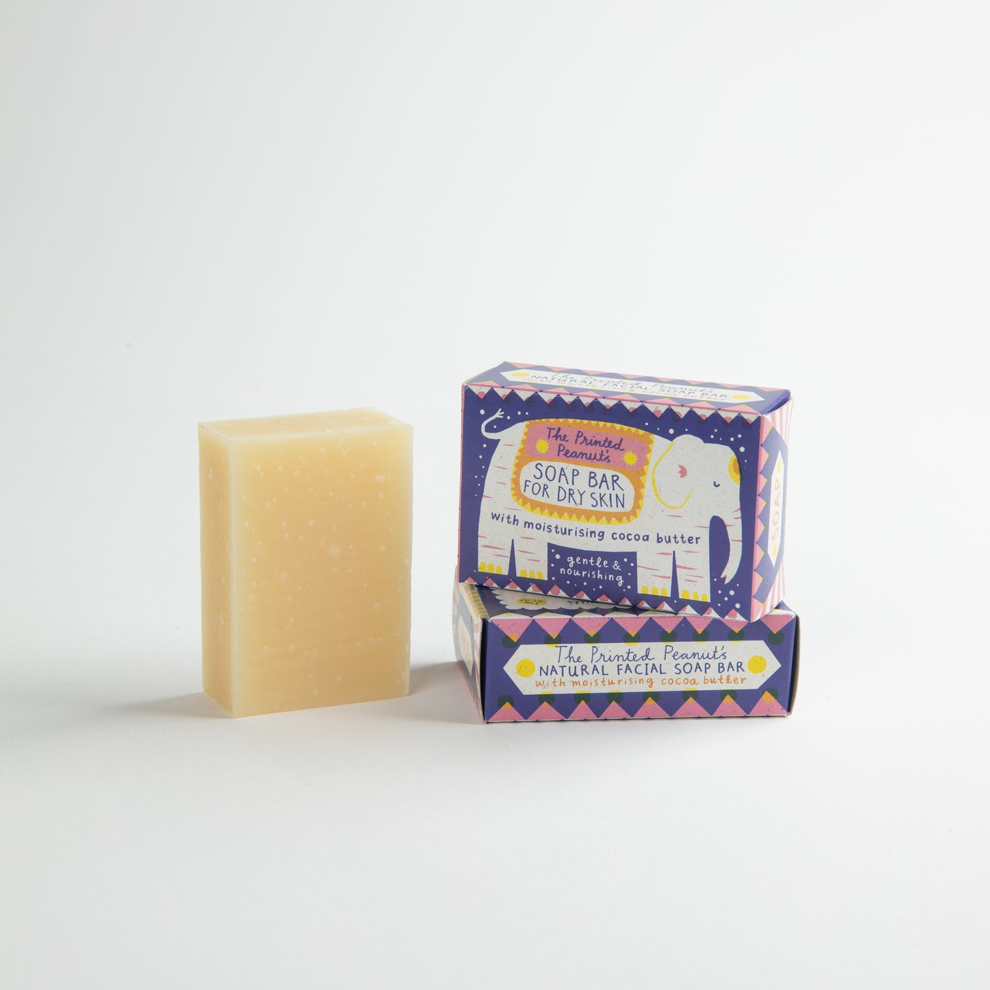 The Printed Peanut Soap Cocoa Butter Soap Bar