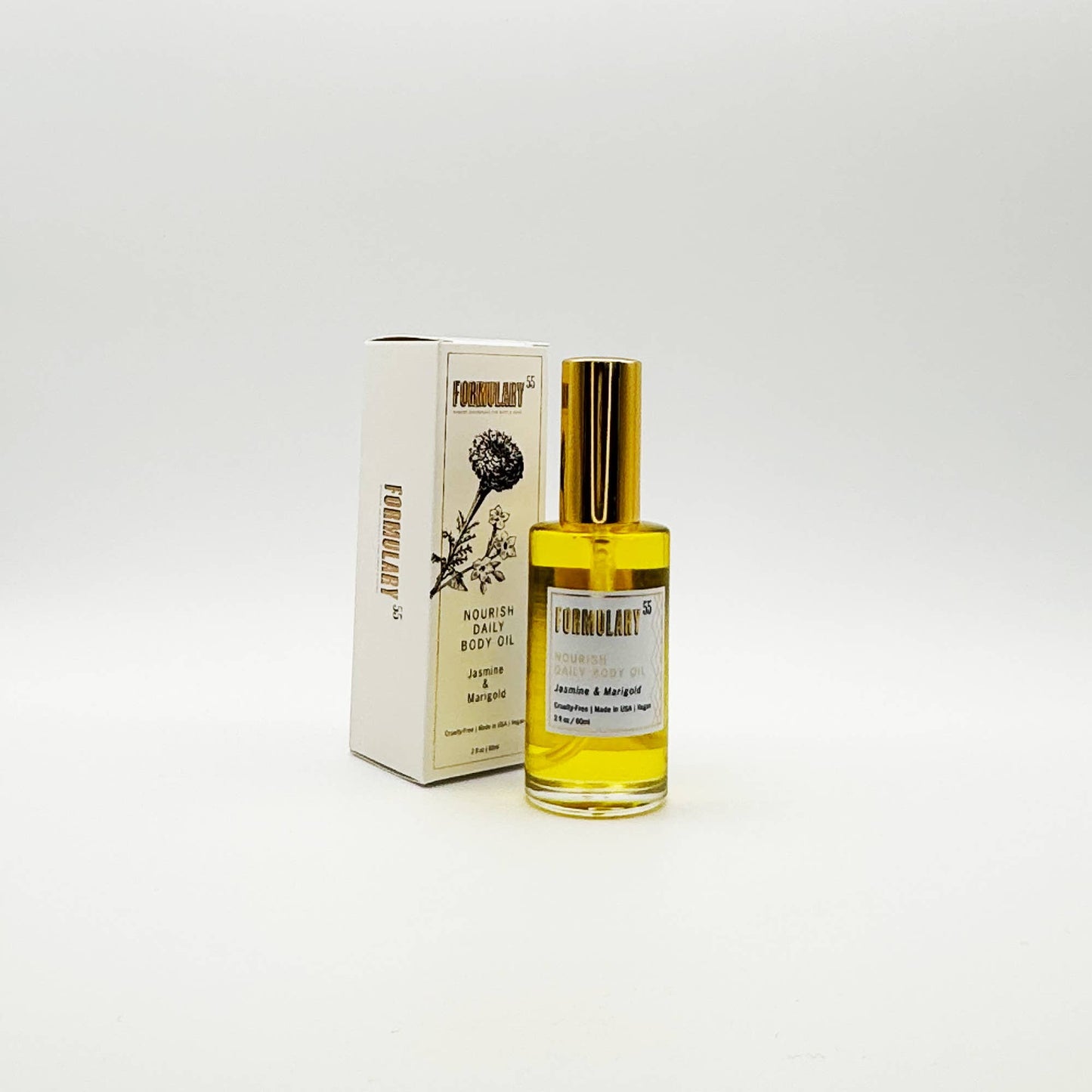 Nourish Daily Body Oil - Jasmine & Marigold 2oz