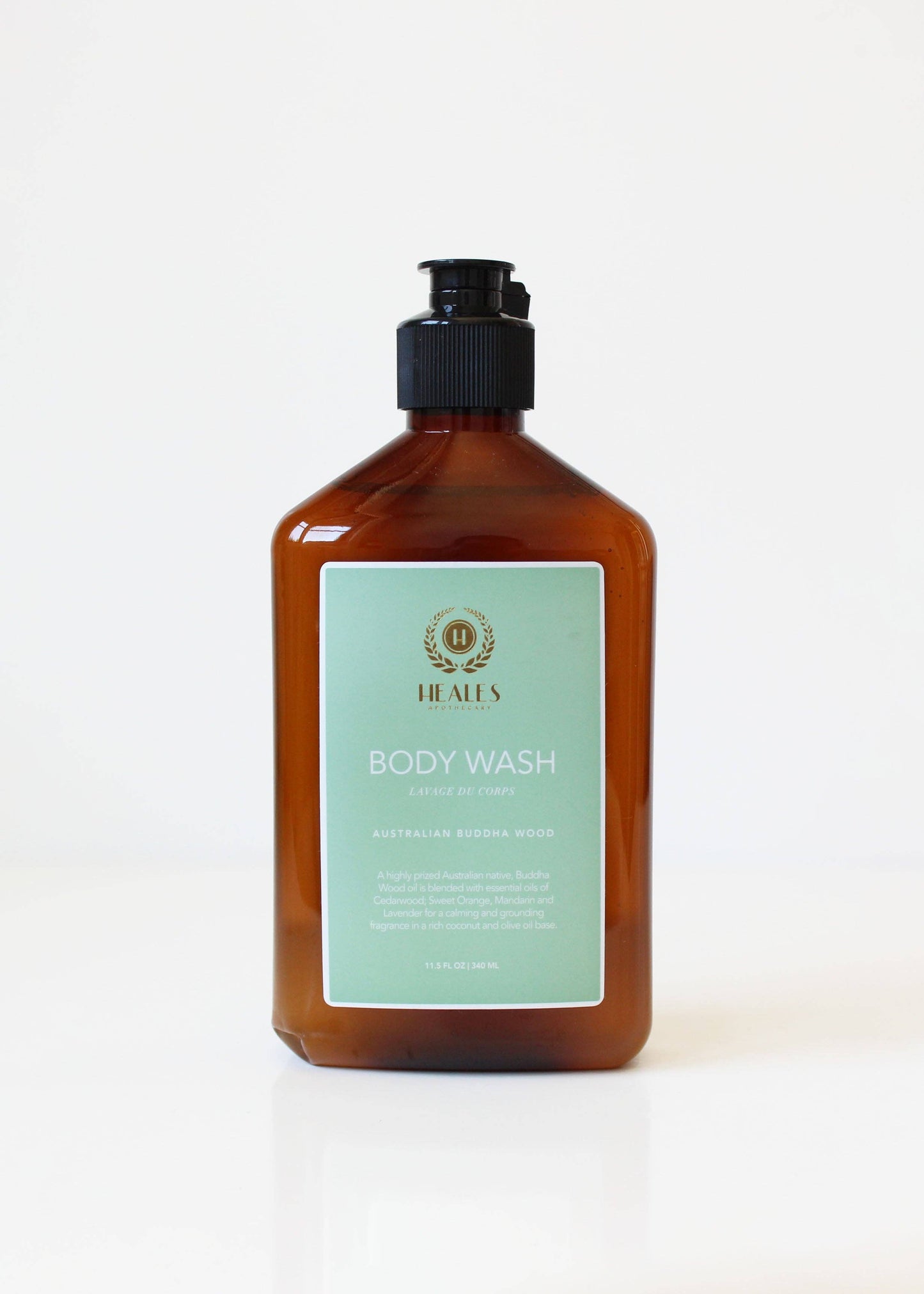 Heales Apothecary Organic Body Wash: Australian Rosewood Leaf