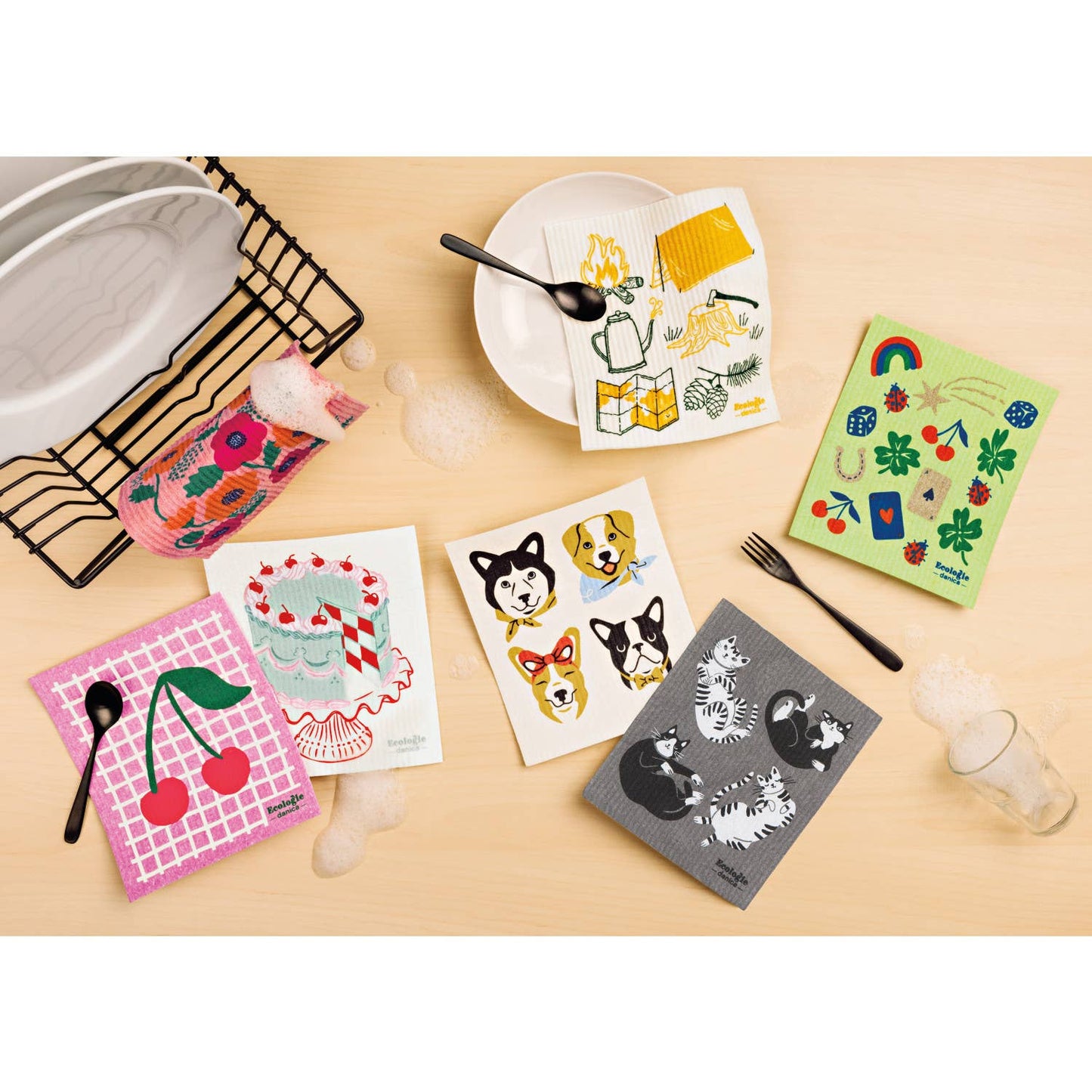 Meow & Furever Swedish Dishcloth