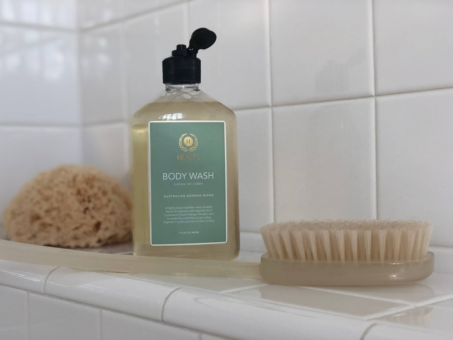 Heales Apothecary Organic Body Wash: Australian Rosewood Leaf