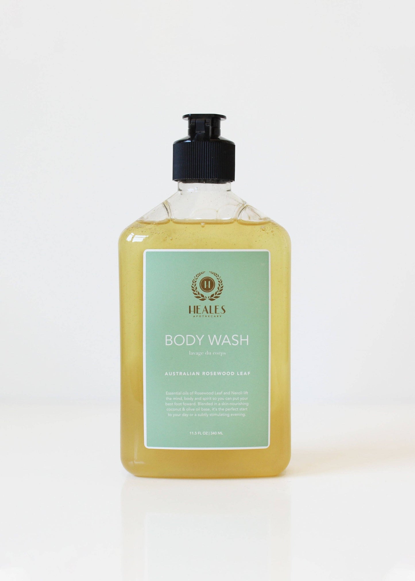 Heales Apothecary Organic Body Wash: Australian Rosewood Leaf