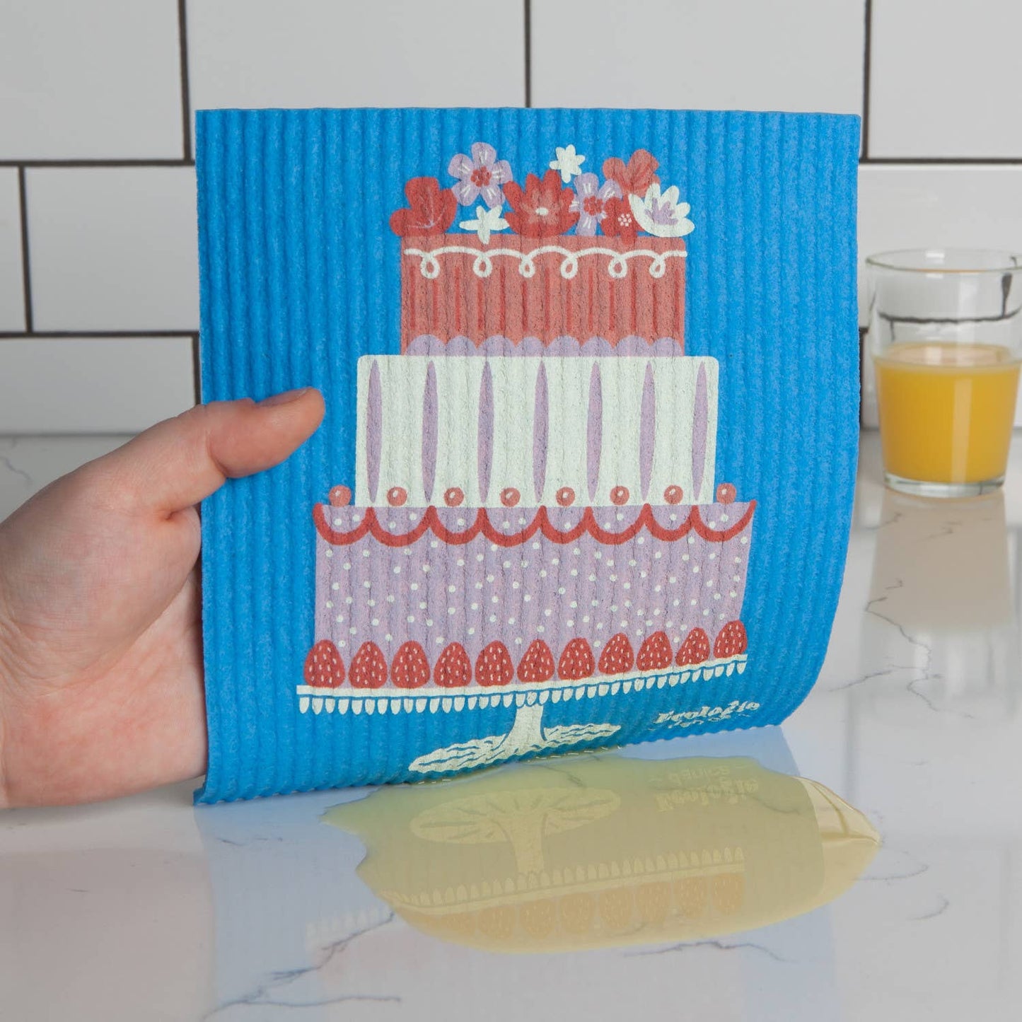 Tower Cake Swedish Dishcloth