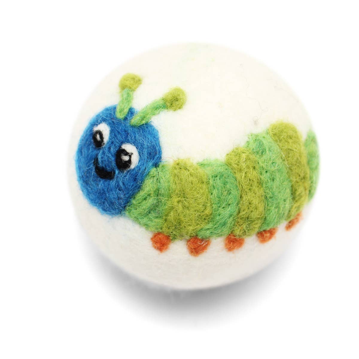Bugs: (Butterfly's, Lady Bug) Wool Dryer Balls : Yellow/Pink Butterfly