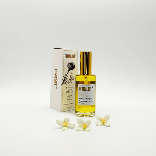 Nourish Daily Body Oil - Jasmine & Marigold 2oz