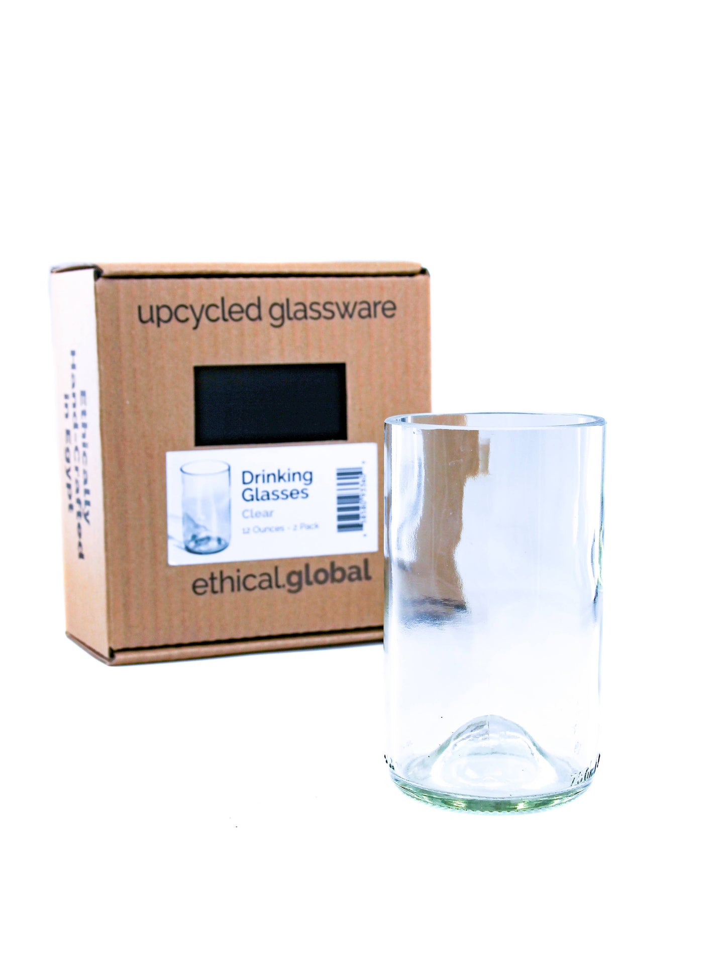 Upcycled Drinking Glasses 16 Ounces