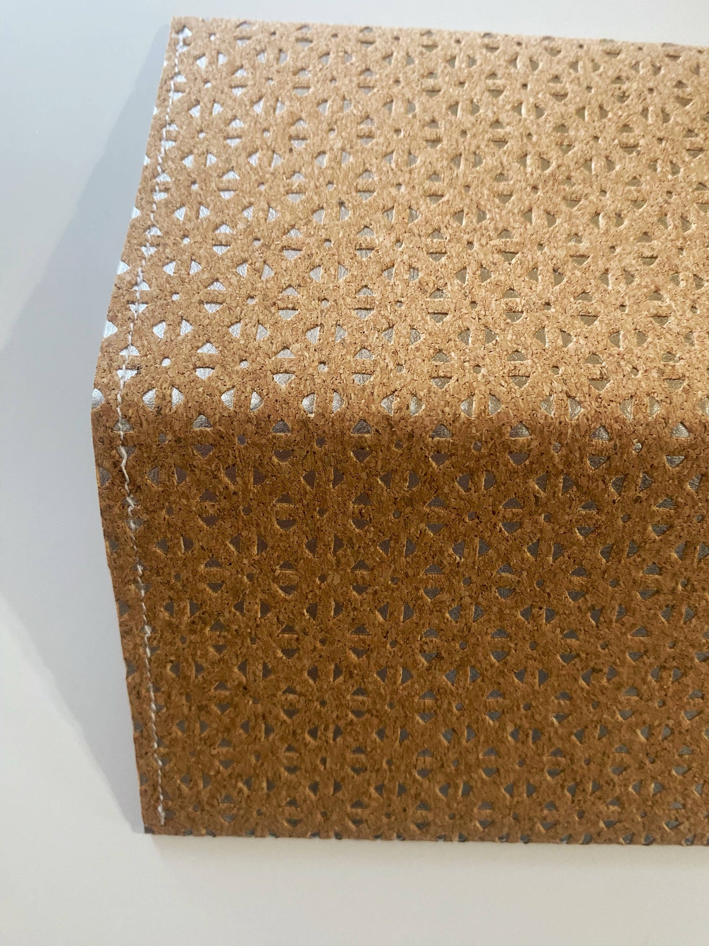 Cork Bifold Wallet / Card Holder - Nature prints: Spring blooms