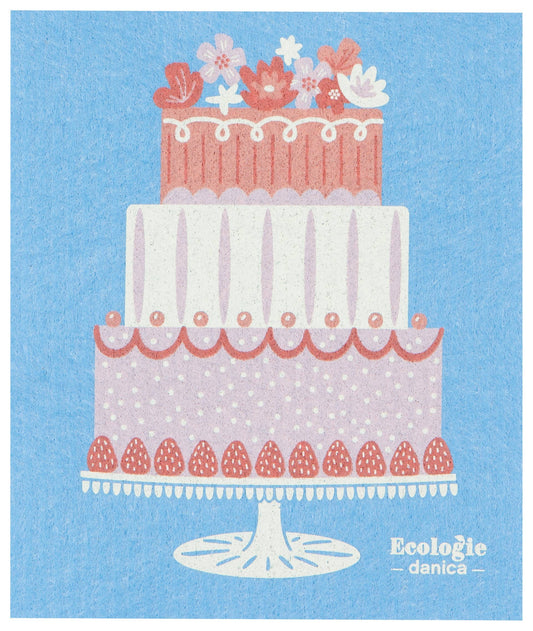 Tower Cake Swedish Dishcloth