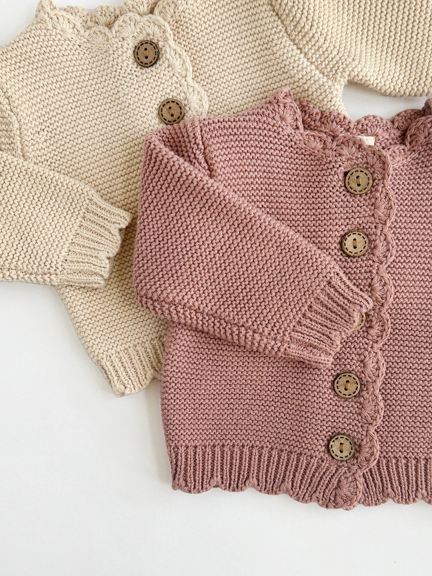 Sophia Dressy Cardigan: Light oat / 2T
