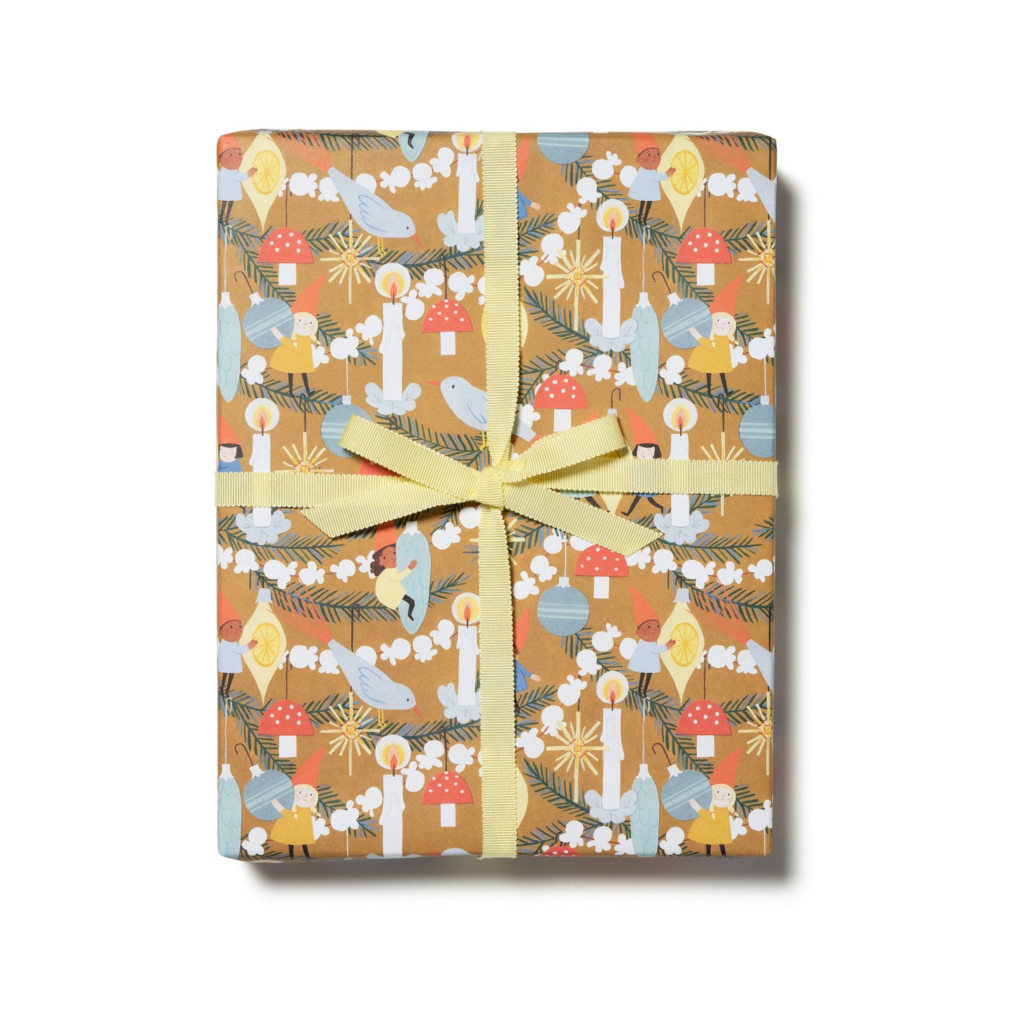 Christmas Elves Recycled Wrapping Paper