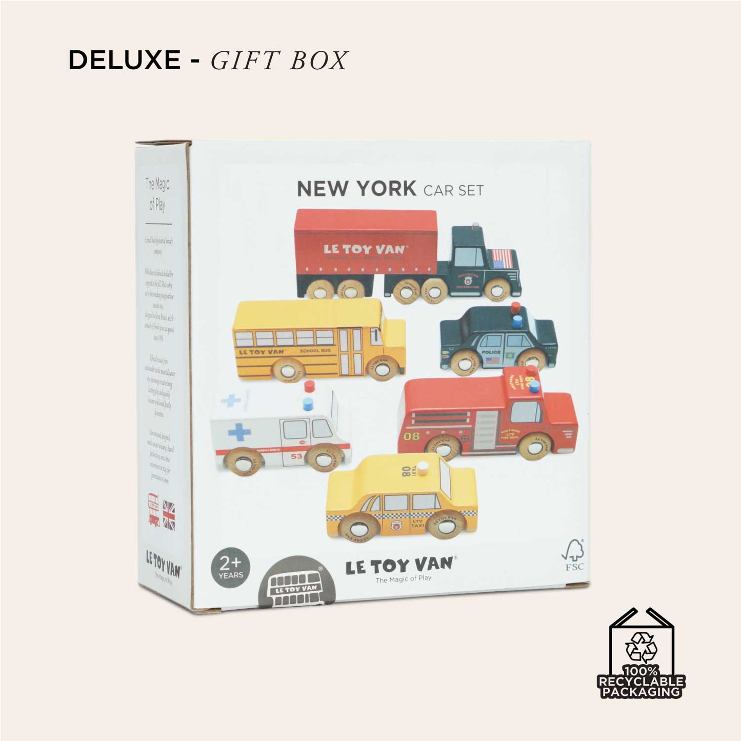 American Wooden Car Set