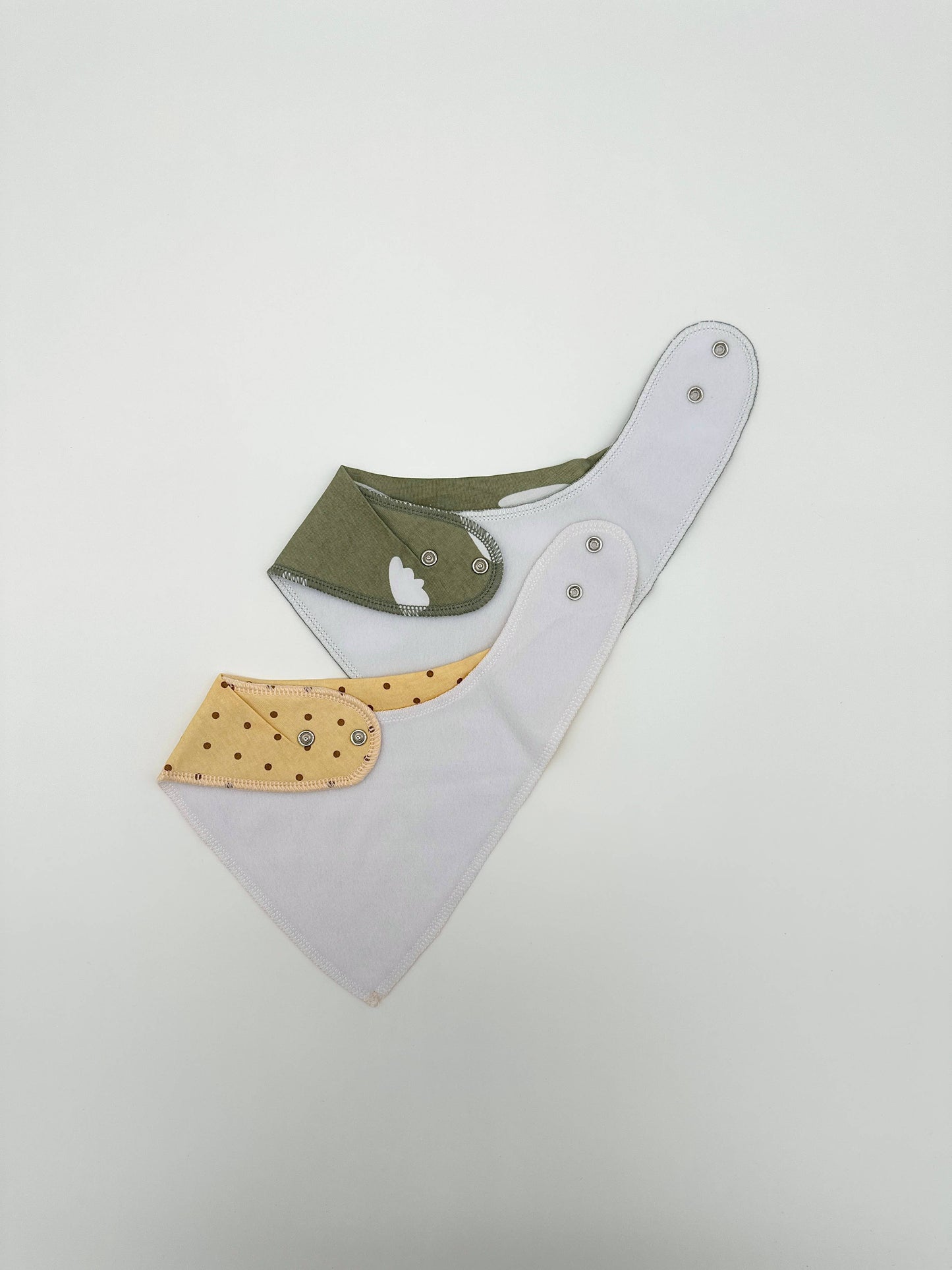 Organic Cotton Baby Bibs – 4-Pack Bundle: #1