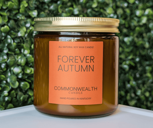 Forever Autumn: 16oz Amber Jar