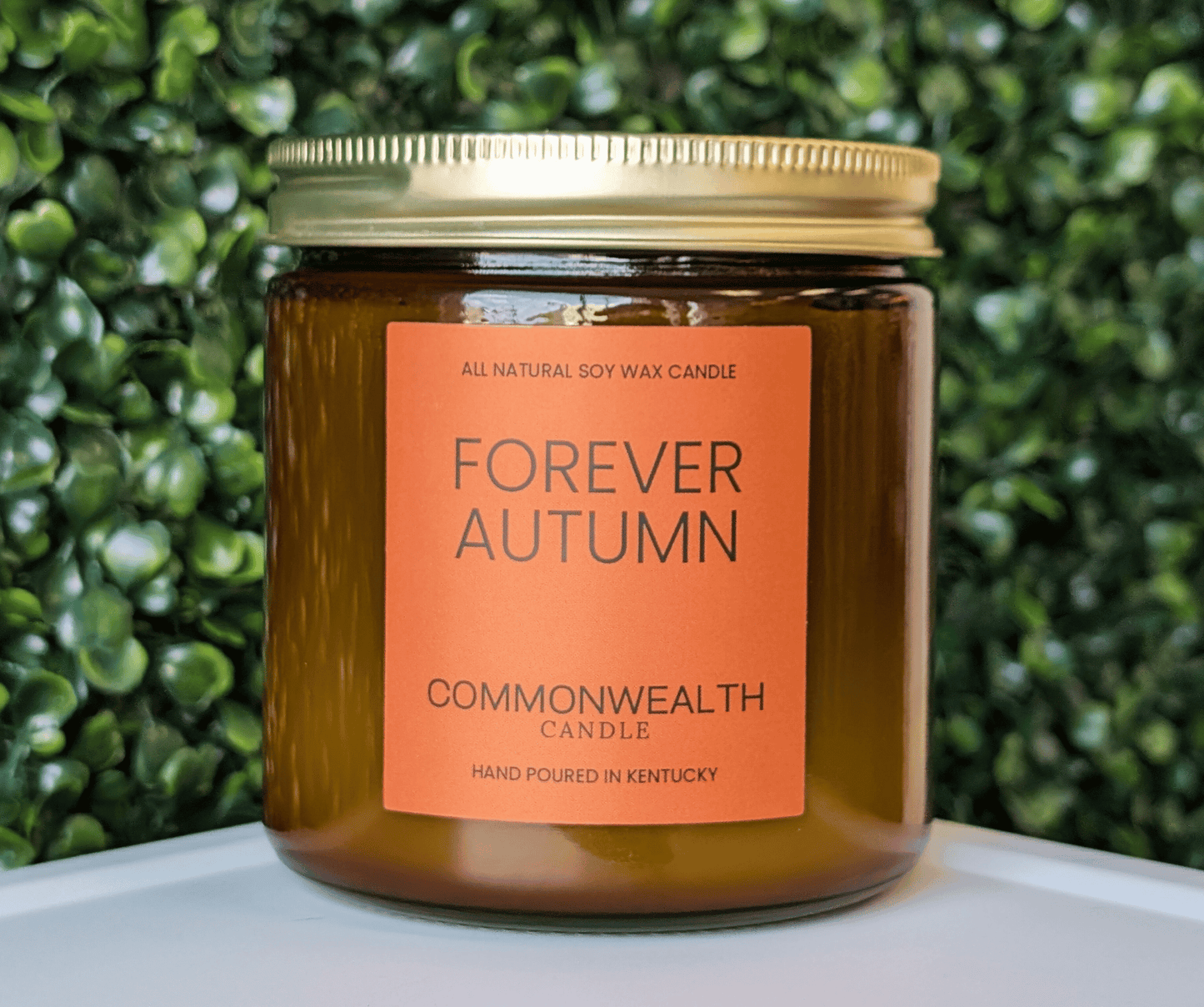 Forever Autumn: 8oz Amber Jar
