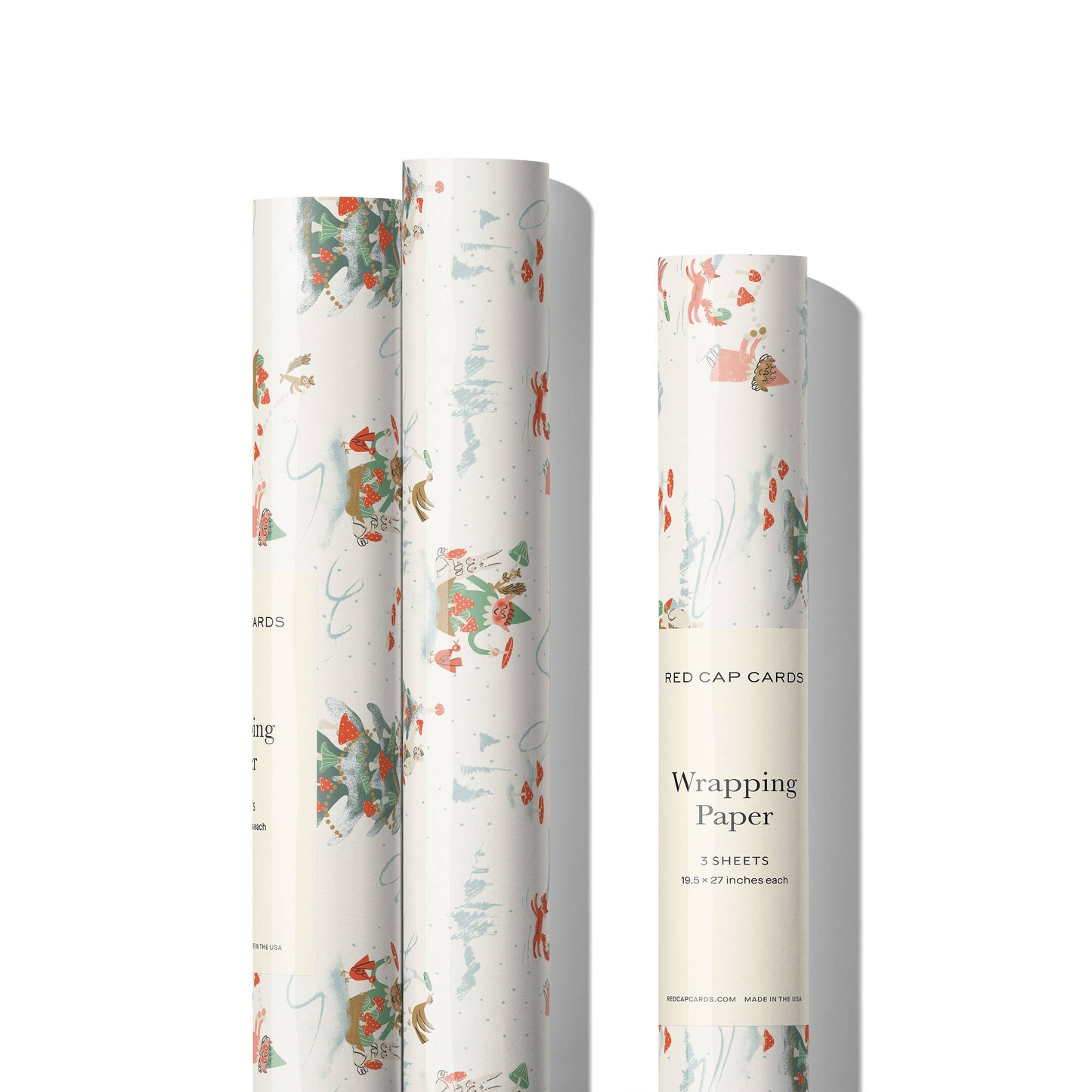Holiday Critters Recycled Wrapping Paper