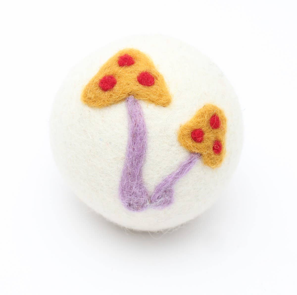 Mushrooms: Eco Wool Dryer Balls Fair-Trade: Two Mushrooms