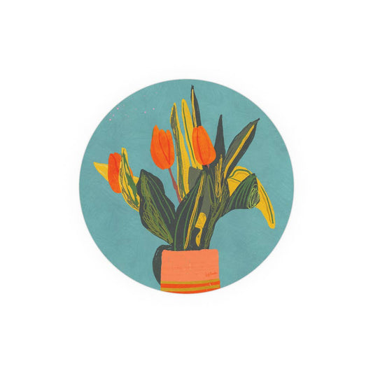 Tulips Seedlings Coaster