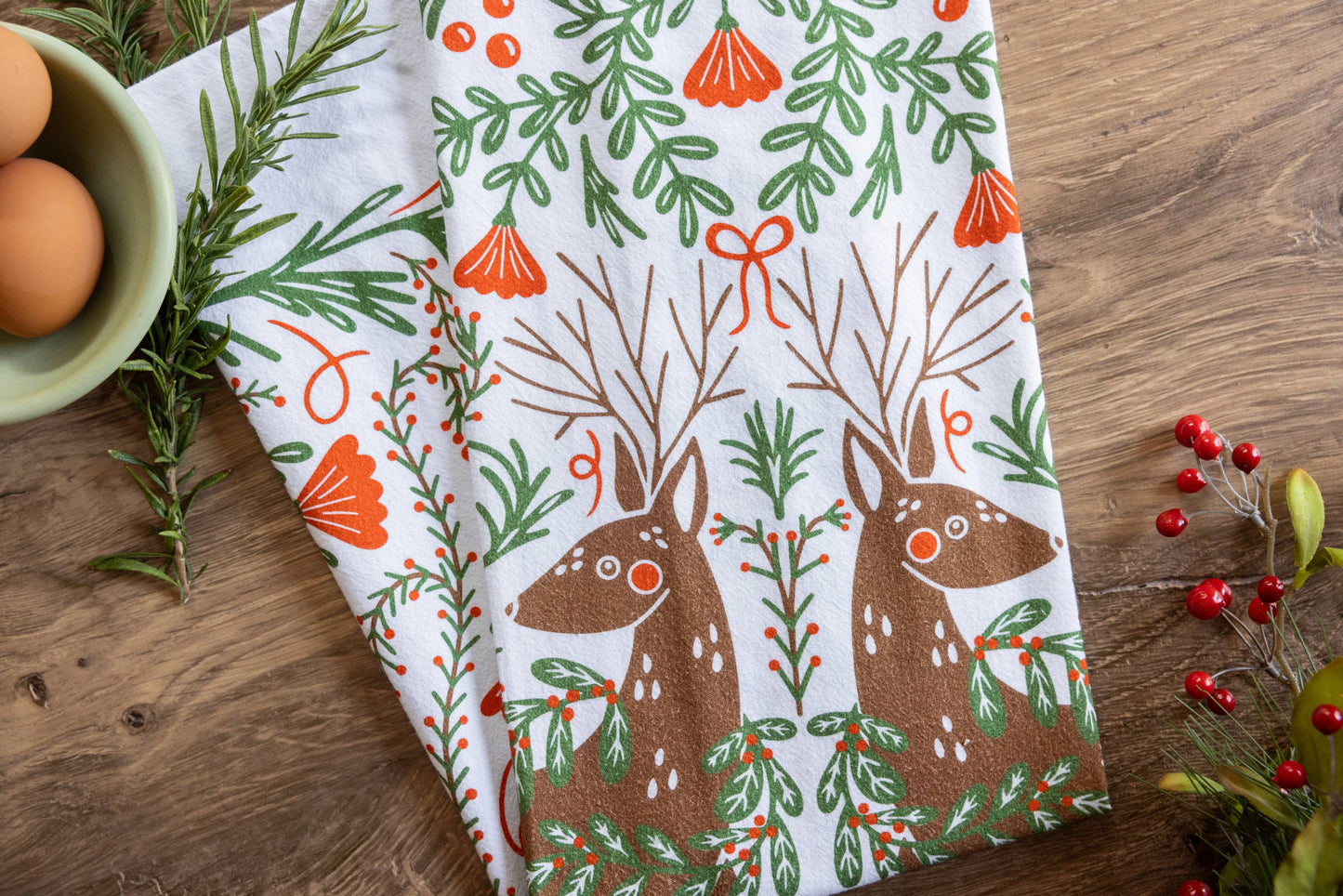 Deer Tea Towel