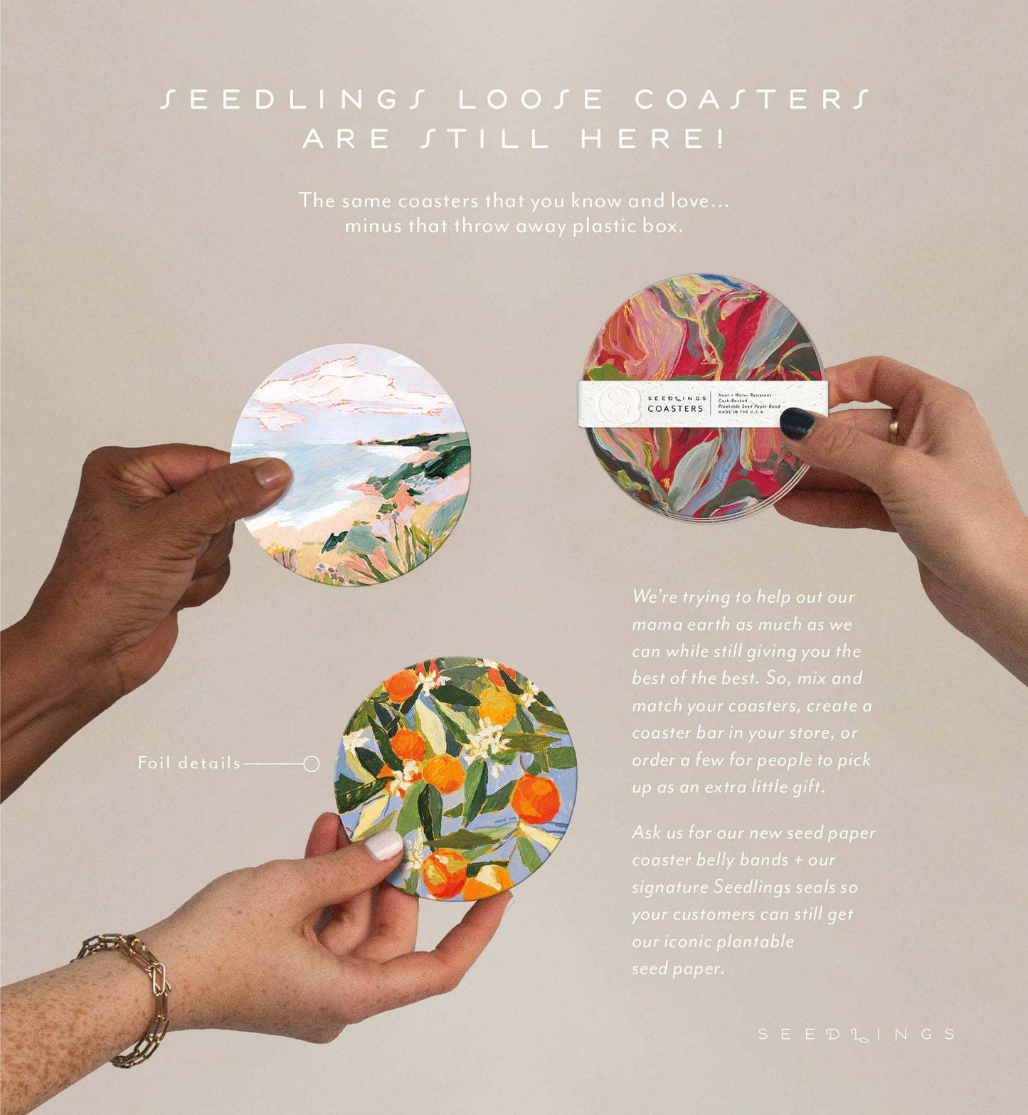 What's Your Sign Seedlings Coaster