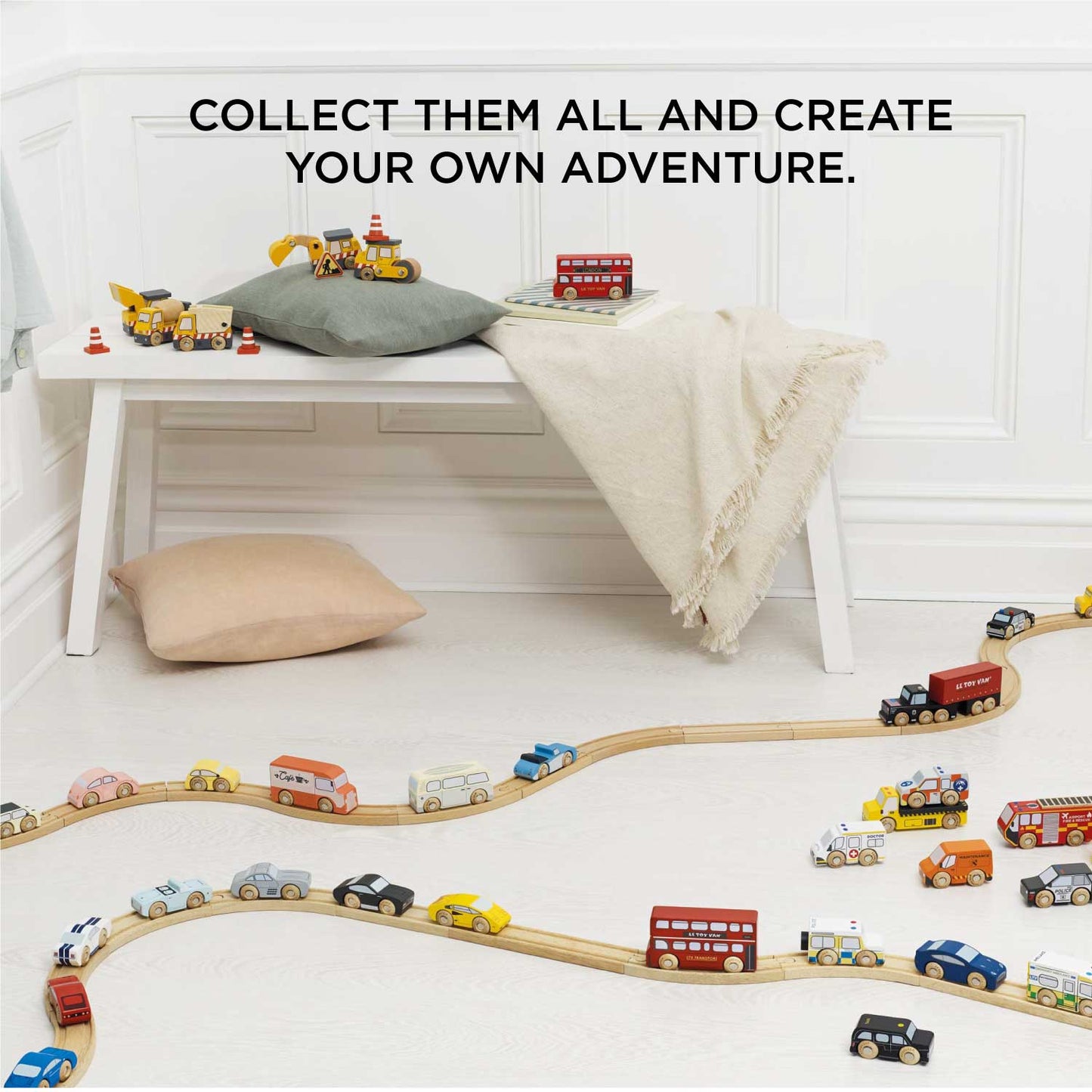 American Wooden Car Set