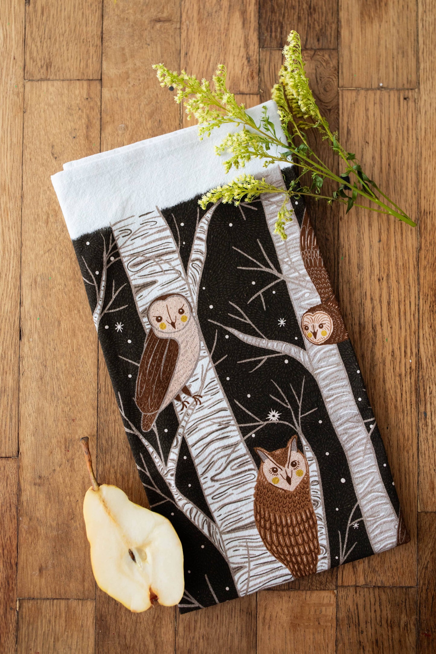Owl Tea Towel