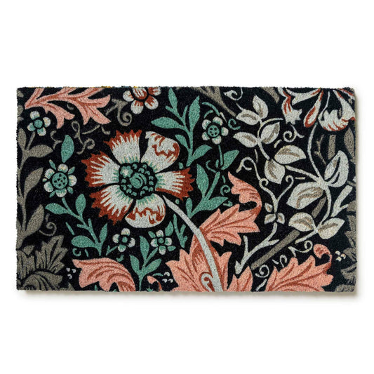 Victoria and Albert Museum Dianthus Coir Doormat: 24x36