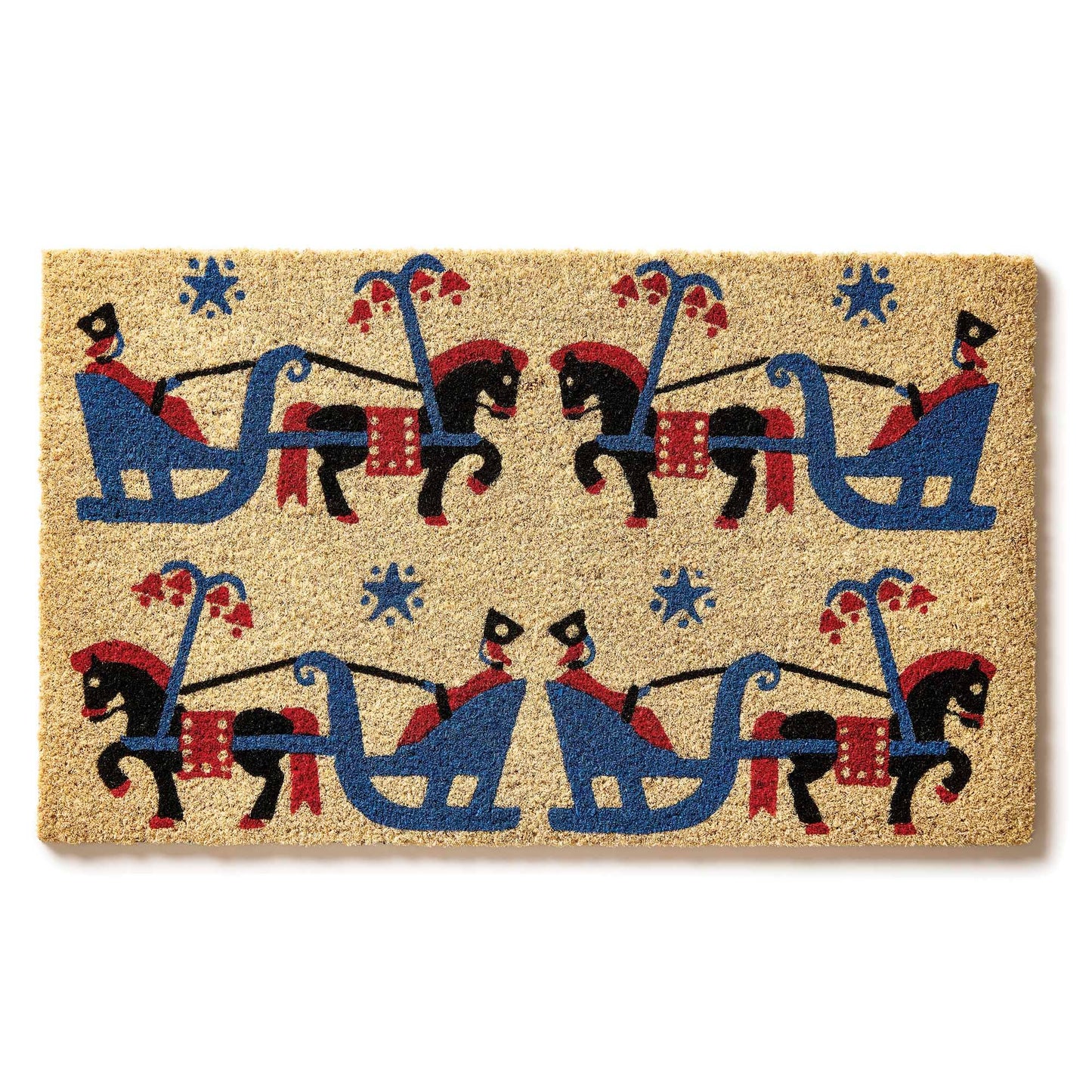 Victoria and Albert Museum Winter Sleigh Ride Coir Doormat